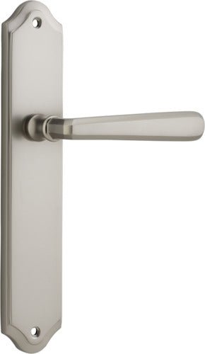 Copenhagen Lever - Shouldered Backplate - Ella Grace - Iver - Satin Nickel - Door Levers