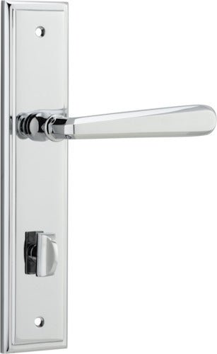 Copenhagen Lever - Stepped Backplate - Ella Grace - Iver - Polished Chrome - Door Levers