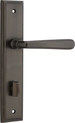 Copenhagen Lever - Stepped Backplate - Ella Grace - Iver - Signature Brass - Door Levers