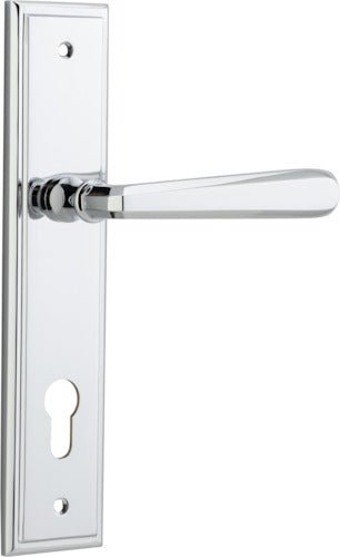 Copenhagen Lever - Stepped Backplate - Ella Grace - Iver - Polished Chrome - Door Levers