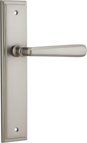 Copenhagen Lever - Stepped Backplate - Ella Grace - Iver - Satin Nickel - Door Levers