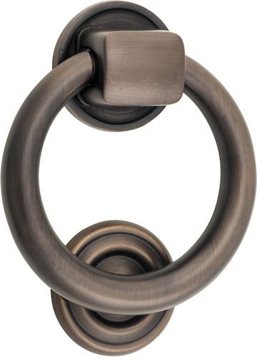 Door Knocker Ring - Ella Grace - Iver - Matt Black - Door Knockers