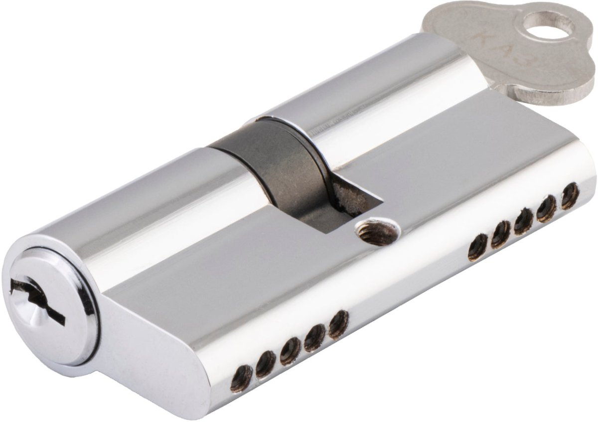 Euro Cylinder Dual Function (65mm) - Ella Grace - Iver - Polished Chrome - Euro Cylinders