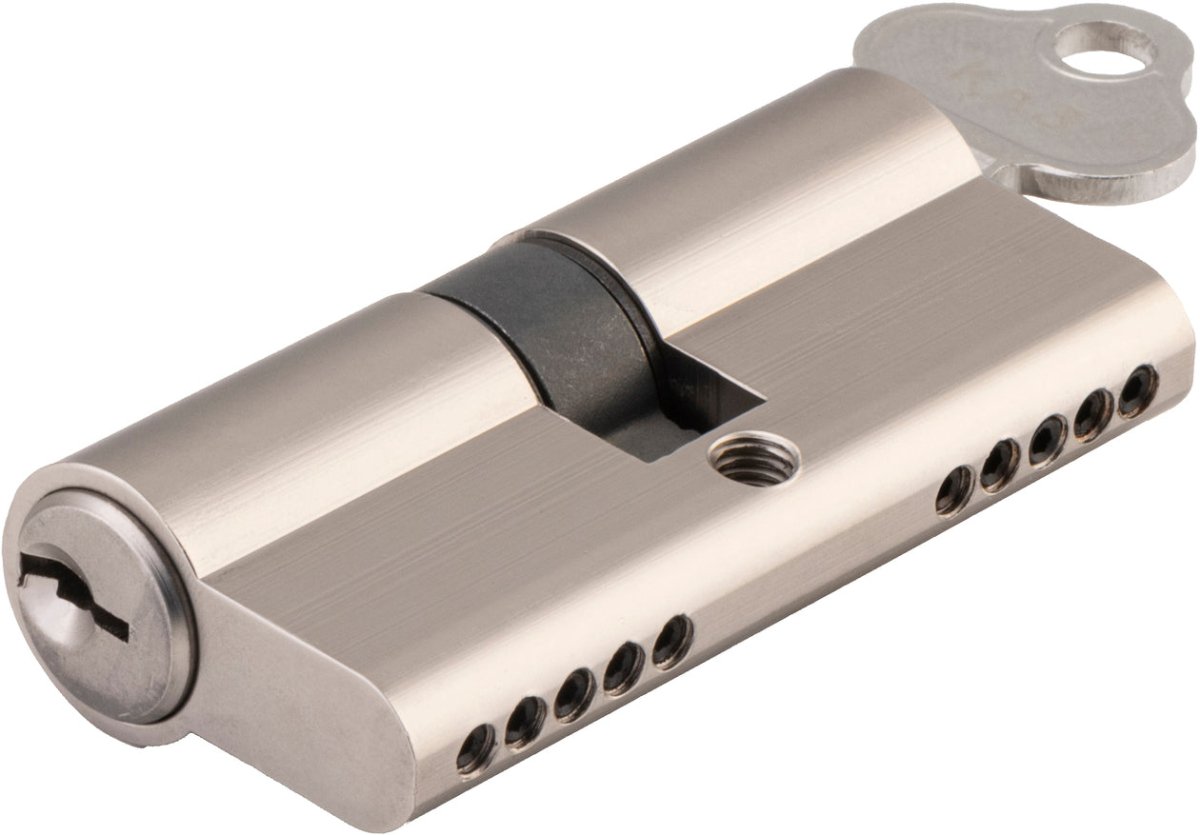 Euro Cylinder Dual Function (65mm) - Ella Grace - Iver - Satin Nickel - Euro Cylinders