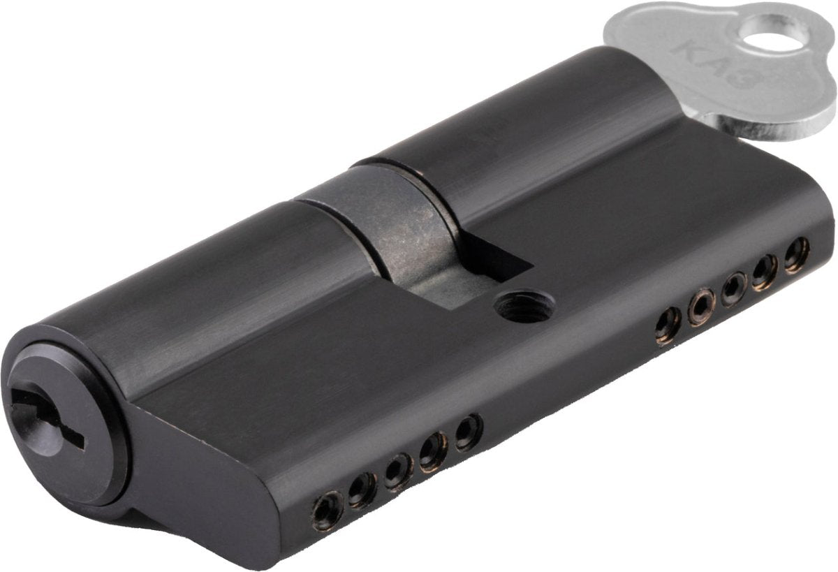 Euro Cylinder Dual Function (65mm) - Ella Grace - Iver - Matt Black - Euro Cylinders