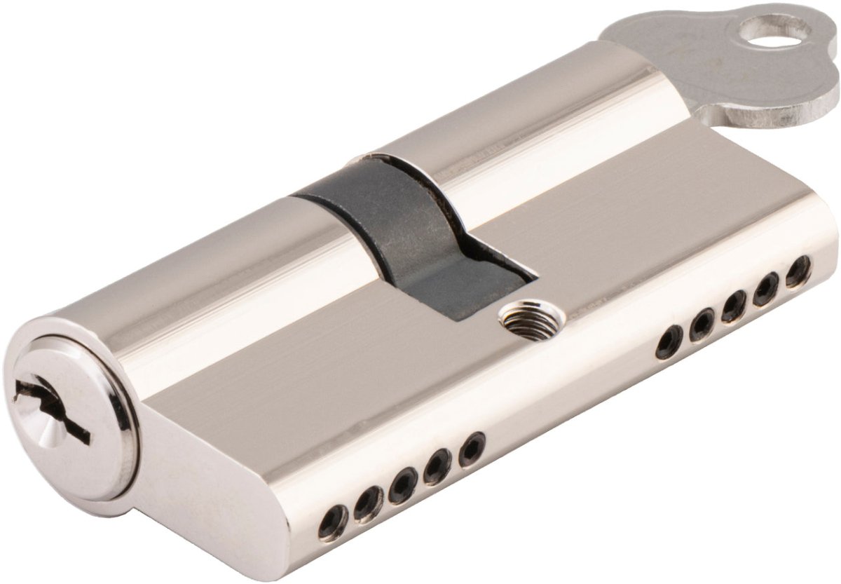 Euro Cylinder Dual Function (65mm) - Ella Grace - Iver - Polished Nickel - Euro Cylinders