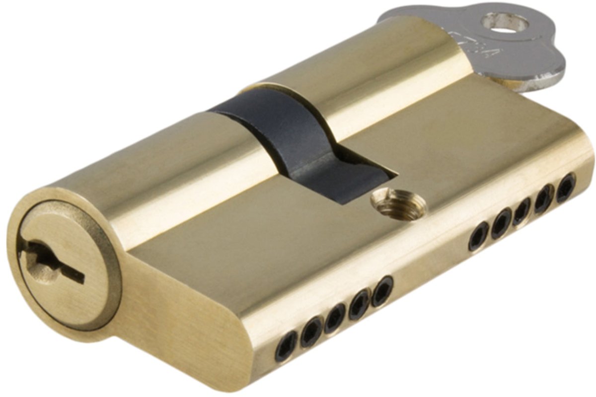 Euro Cylinder Dual Function (65mm) - Ella Grace - Iver - Polished Brass - Euro Cylinders