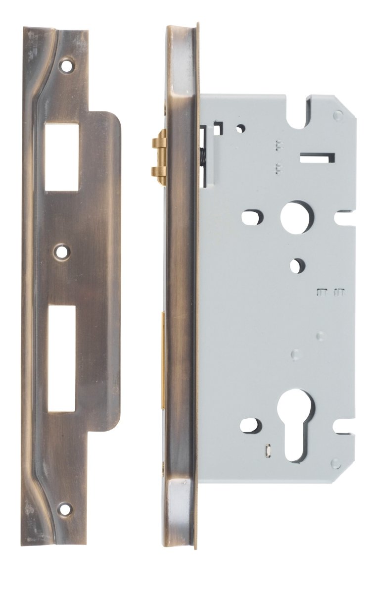 Euro Roller Mortice Locks - Rebated - Ella Grace - Iver - Signature Brass - External Locks