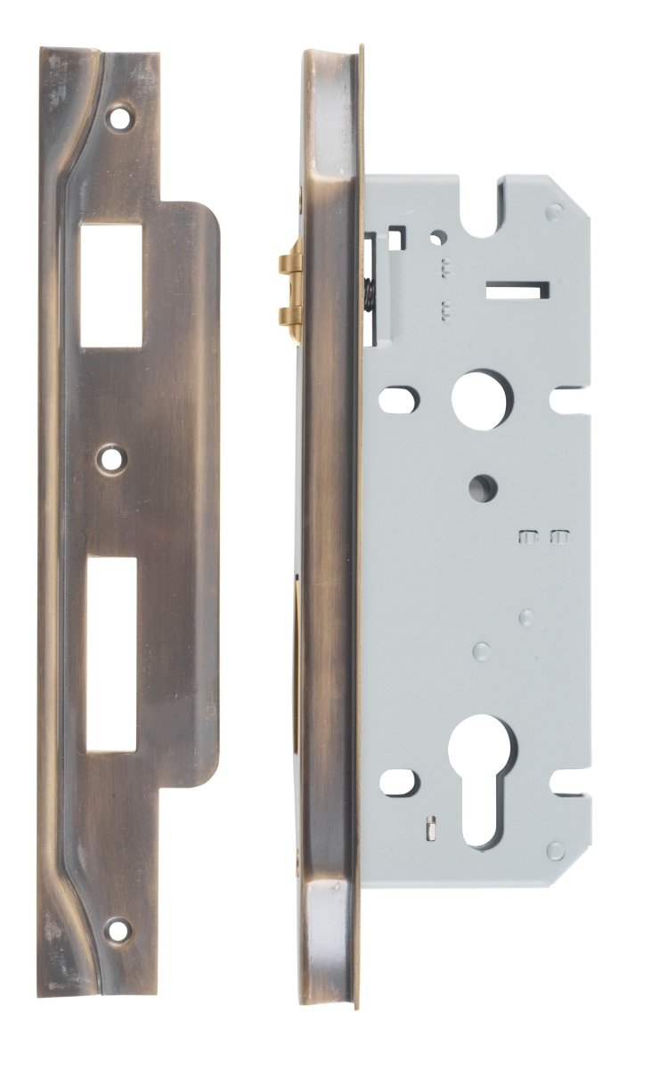 Euro Roller Mortice Locks - Rebated - Ella Grace - Iver - Signature Brass - External Locks