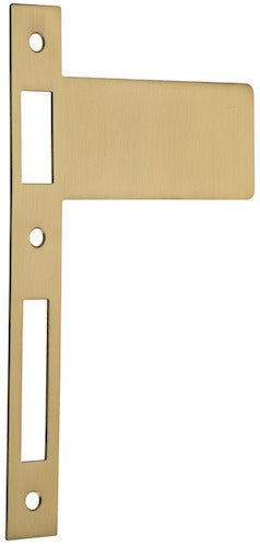 Extended Striker Plates - Ella Grace - Iver - Brushed Brass - External Locks