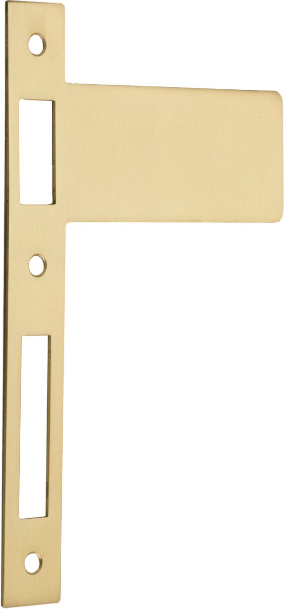 Extended Striker Plates - Ella Grace - Iver - Brushed Gold PVD - External Locks