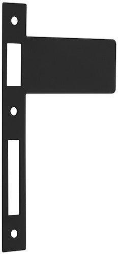 Extended Striker Plates - Ella Grace - Iver - Matt Black - External Locks