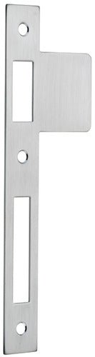 Extended Striker Plates - Ella Grace - Iver - Brushed Chrome - External Locks