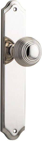 Guildford Knob - Shouldered Backplate - Ella Grace - Iver - Polished Nickel - Door Knobs