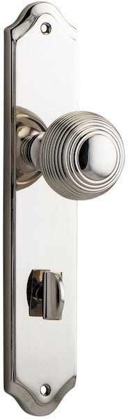 Guildford Knob - Shouldered Backplate - Ella Grace - Iver - Polished Nickel - Door Knobs