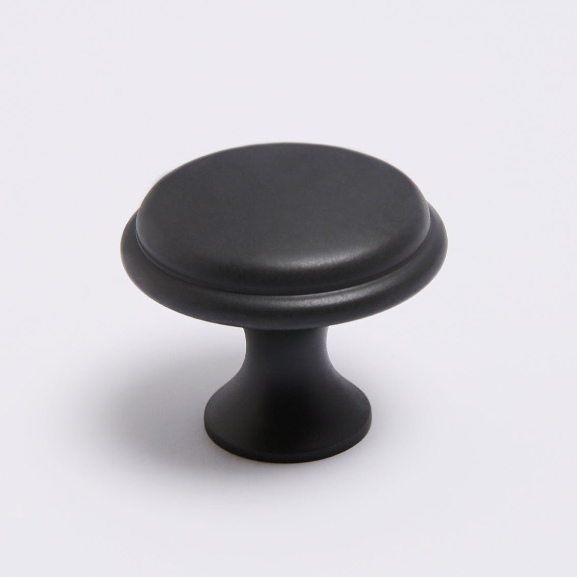 Halifax Knob in blackest black by Hepburn Hardware
