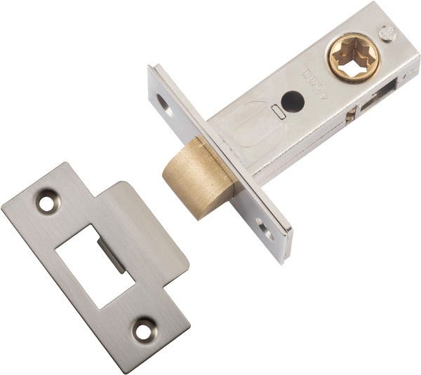 Hard Sprung Split Cam Tube Latch By Iver - Ella Grace - Iver - Satin Nickel - Tube Latches & Bolts