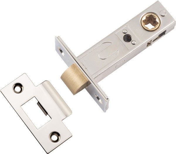 Hard Sprung Split Cam Tube Latch By Iver - Ella Grace - Iver - Polished Nickel - Tube Latches & Bolts