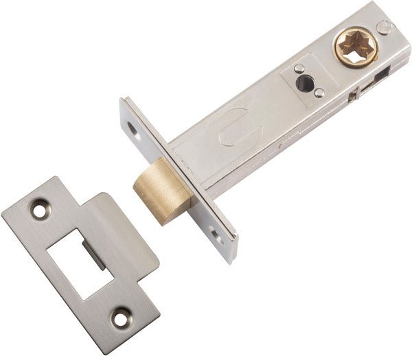 Hard Sprung Split Cam Tube Latch By Iver - Ella Grace - Iver - Satin Nickel - Tube Latches & Bolts