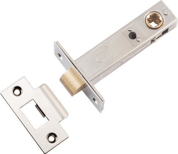 Hard Sprung Split Cam Tube Latch By Iver - Ella Grace - Iver - Polished Nickel - Tube Latches & Bolts