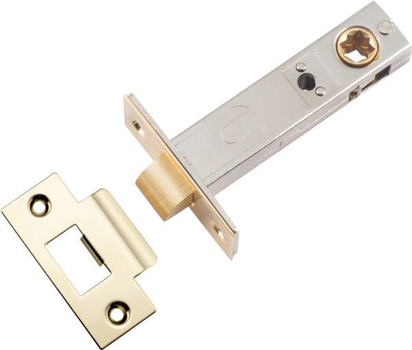 Hard Sprung Split Cam Tube Latch By Iver - Ella Grace - Iver - Polished Brass - Tube Latches & Bolts