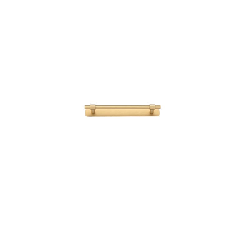 Helsinki Cabinet Pull with Backplate - Ella Grace - Iver - Brushed Brass - Cabinet Pulls