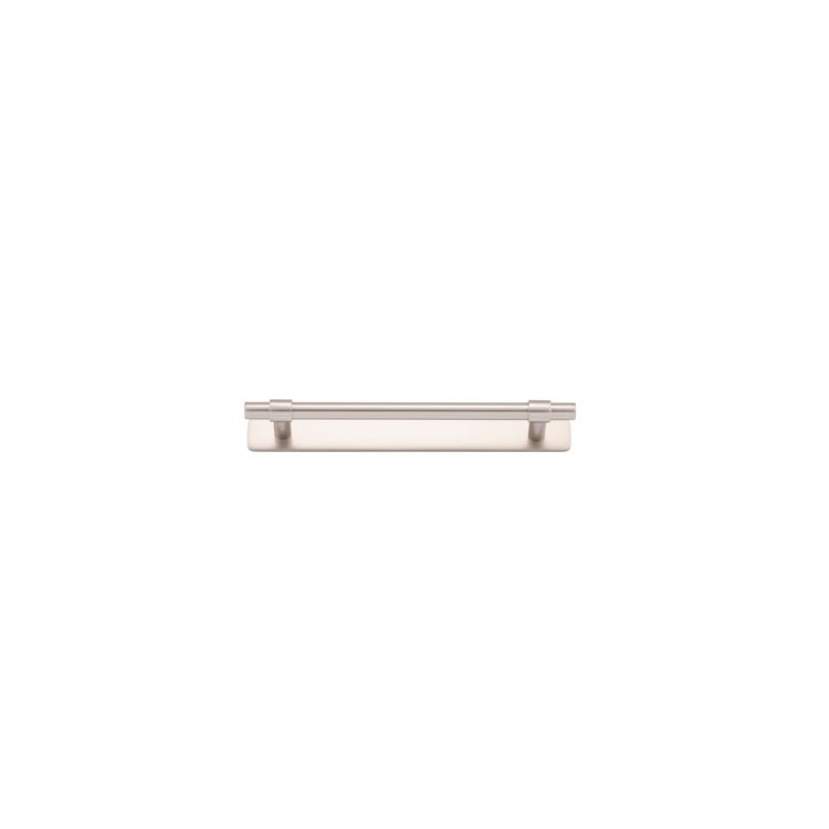 Helsinki Cabinet Pull with Backplate - Ella Grace - Iver - Satin Nickel - Cabinet Pulls