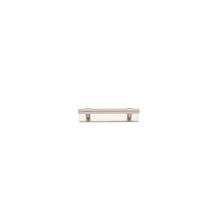 Helsinki Cabinet Pull with Backplate - Ella Grace - Iver - Satin Nickel - Cabinet Pulls