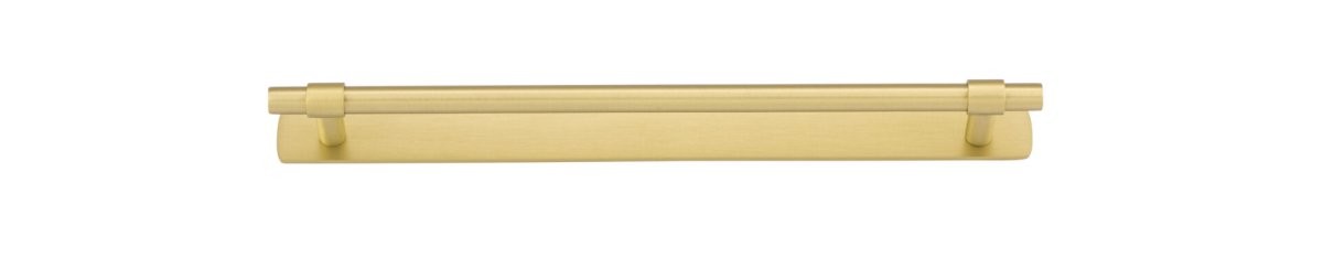 Helsinki Cabinet Pull with Backplate - Ella Grace - Iver - Brushed Gold PVD - Cabinet Pulls