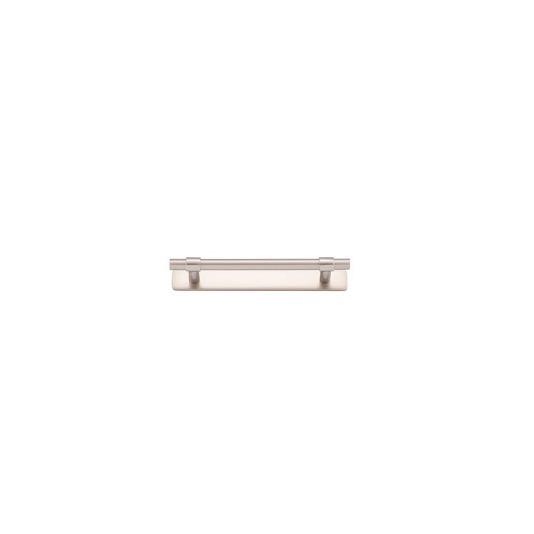 Helsinki Cabinet Pull with Backplate - Ella Grace - Iver - Satin Nickel - Cabinet Pulls