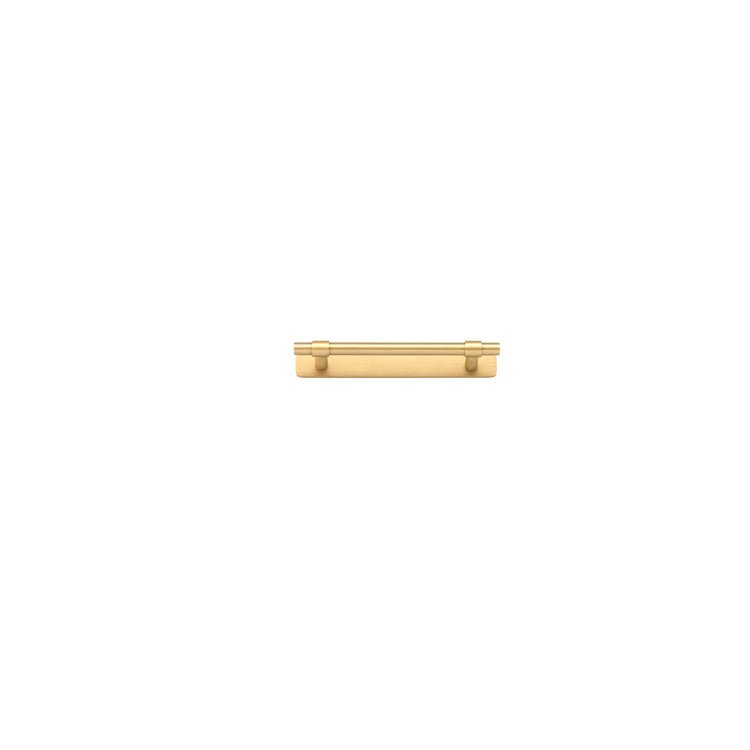 Helsinki Cabinet Pull with Backplate - Ella Grace - Iver - Brushed Brass - Cabinet Pulls