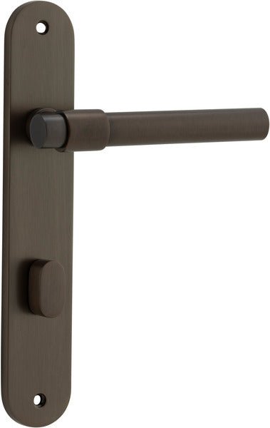 Helsinki Lever - Oval Backplate - Ella Grace - Iver - Signature Brass - Door Levers