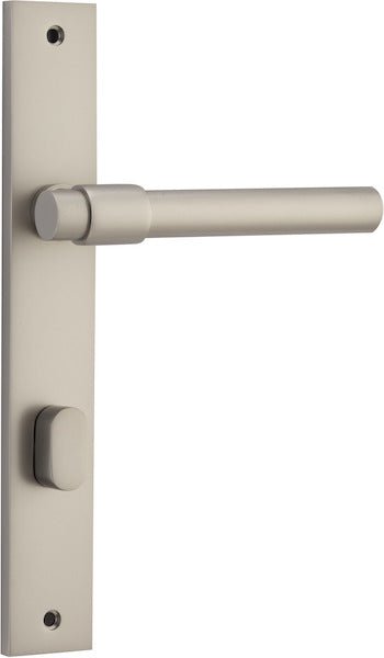 Helsinki Lever - Rectangular Backplate - Ella Grace - Iver - Satin Nickel - Door Levers