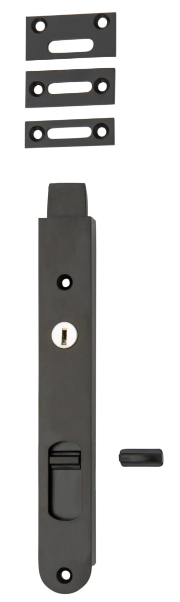 Locking Flush Bolts - Ella Grace - Iver - Matt Black - Bolts