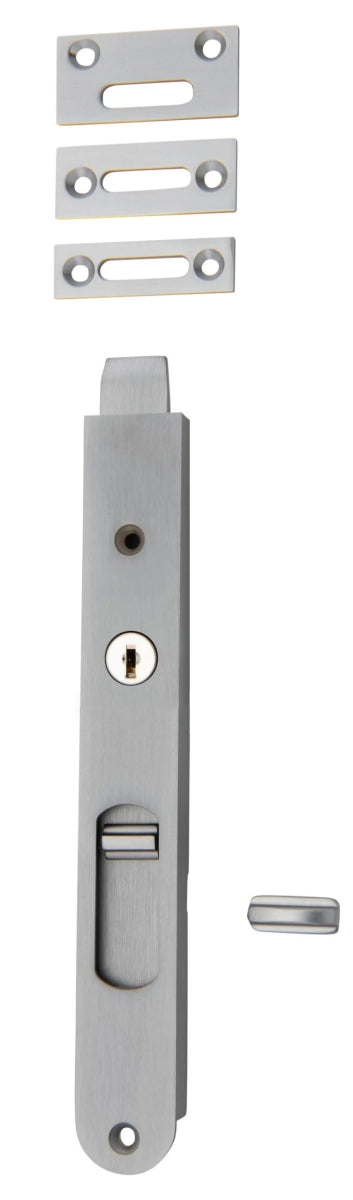 Locking Flush Bolts - Ella Grace - Iver - Brushed Chrome - Bolts