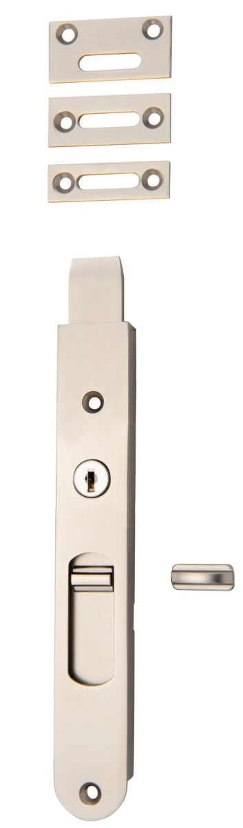 Locking Flush Bolts - Ella Grace - Iver - Satin Nickel - Bolts