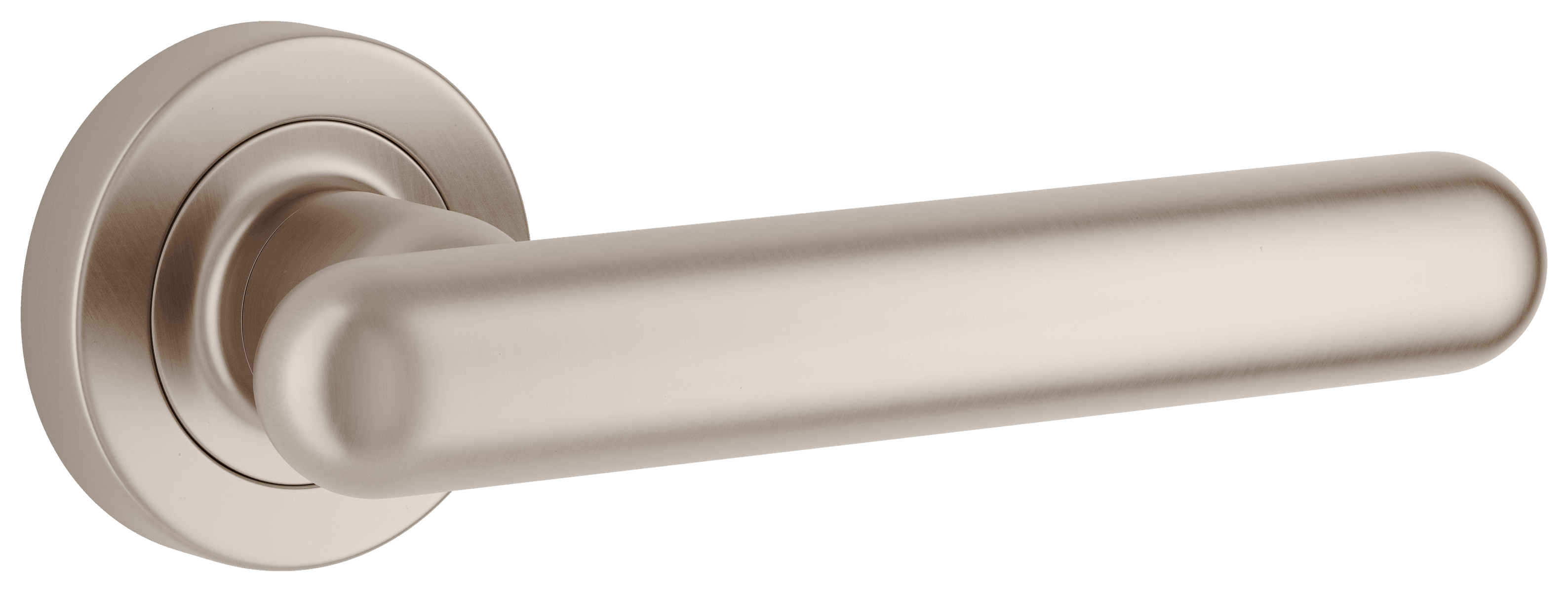 IVER Puerto Solid Brass Round Rose Door Handle – Multiple Finishes Available