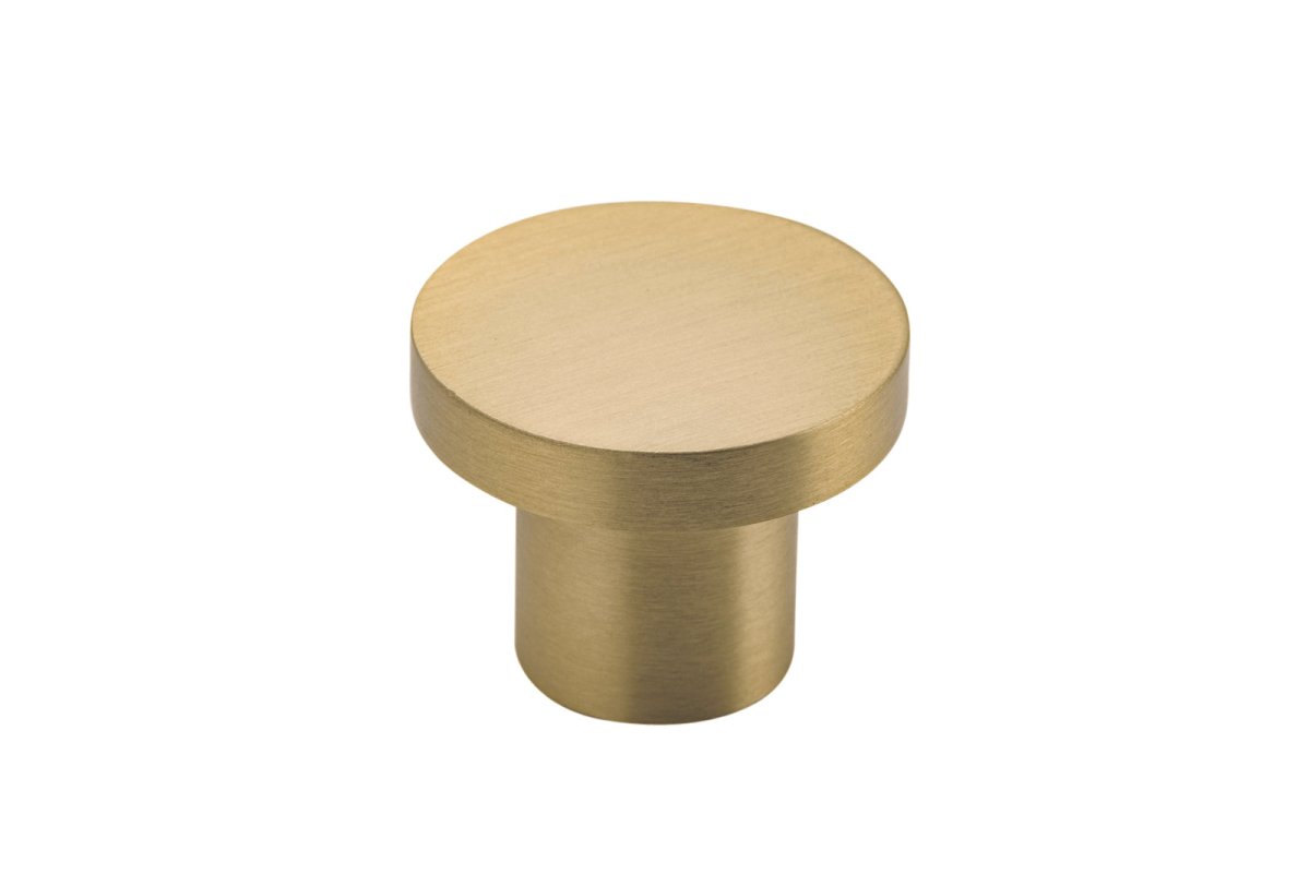 Osaka Cabinet Knob - Ella Grace - Iver - Brushed Brass - Cupboard Knobs