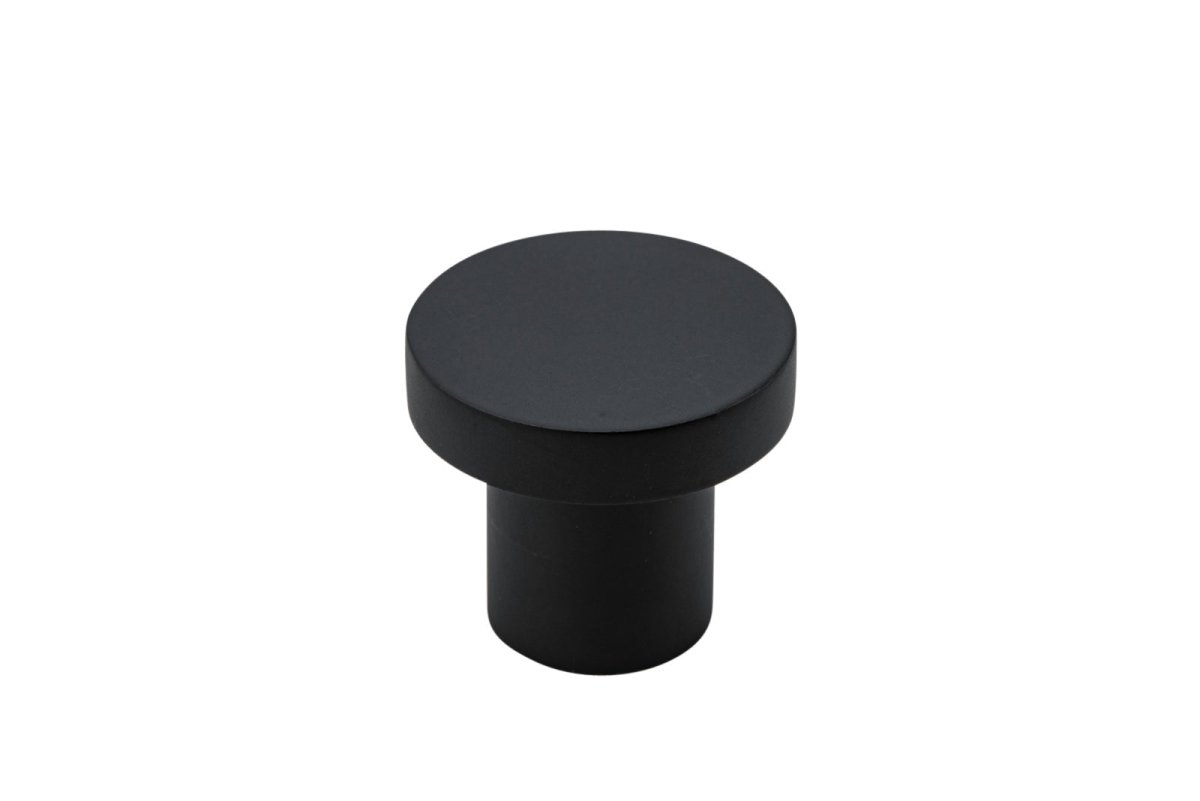 Osaka Cabinet Knob - Ella Grace - Iver - Matt Black - Cupboard Knobs