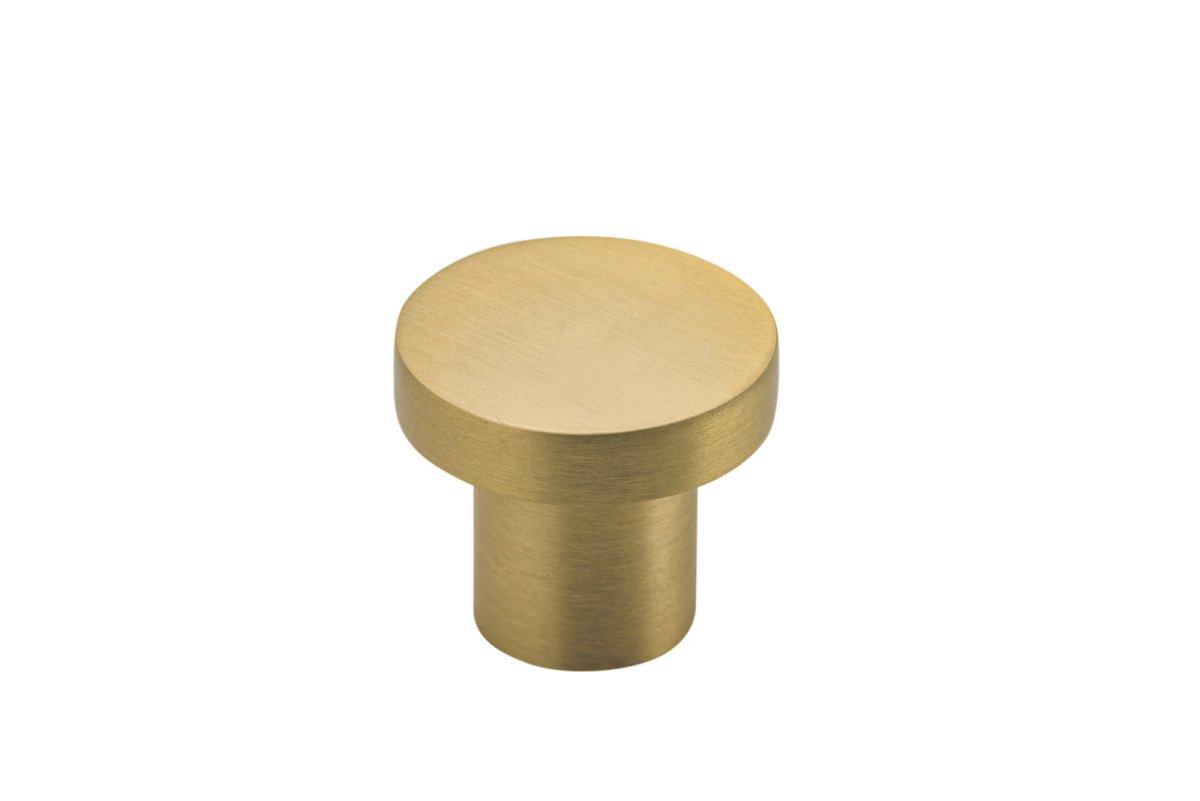 Osaka Cabinet Knob - Ella Grace - Iver - Brushed Brass - Cupboard Knobs