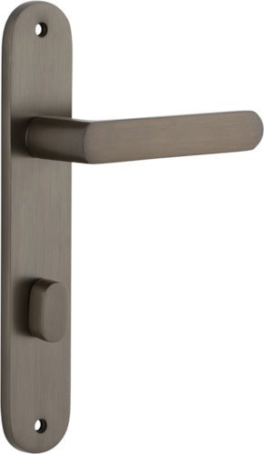 Osaka Lever - Oval Backplate - Ella Grace - Iver - Signature Brass - Door Levers