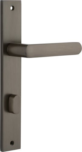 Osaka Lever - Rectangular Backplate - Ella Grace - Iver - Signature Brass - Door Levers