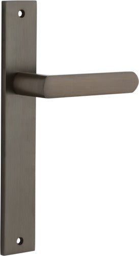 Osaka Lever - Rectangular Backplate - Ella Grace - Iver - Signature Brass - Door Levers