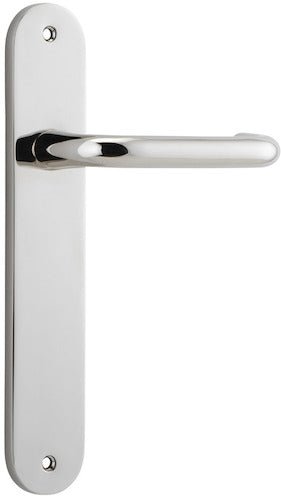 Oslo Oval DDA Compliant - Ella Grace - Iver - Polished Nickel - Door Levers