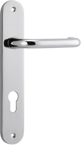 Oslo Oval DDA Compliant - Ella Grace - Iver - Polished Chrome - Door Levers