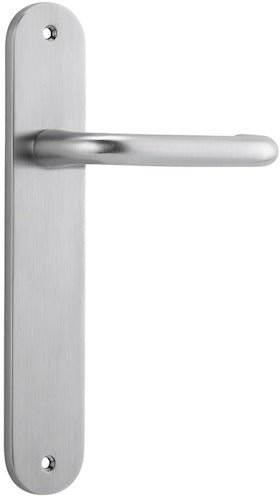 Oslo Oval DDA Compliant - Ella Grace - Iver - Brushed Chrome - Door Levers