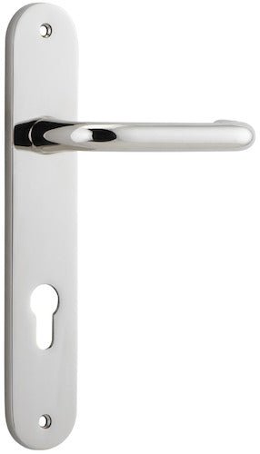 Oslo Oval DDA Compliant - Ella Grace - Iver - Polished Nickel - Door Levers