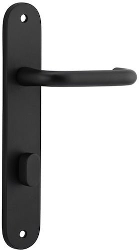 Oslo Oval DDA Compliant - Ella Grace - Iver - Matt Black - Door Levers