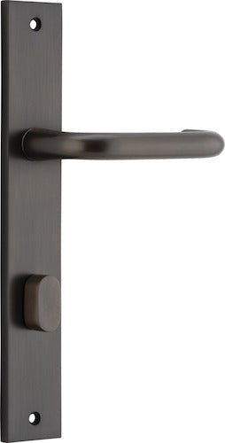 Oslo Rectangular DDA Compliant - Ella Grace - Iver - Distressed Nickel - Door Levers