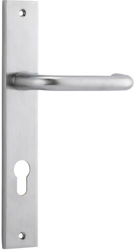 Oslo Rectangular DDA Compliant - Ella Grace - Iver - Brushed Chrome - Door Levers